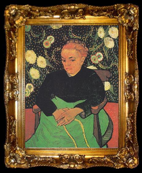 framed  Vincent Van Gogh La Berceuse, ta009-2